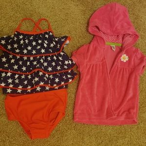 Baby girls' swimsuit